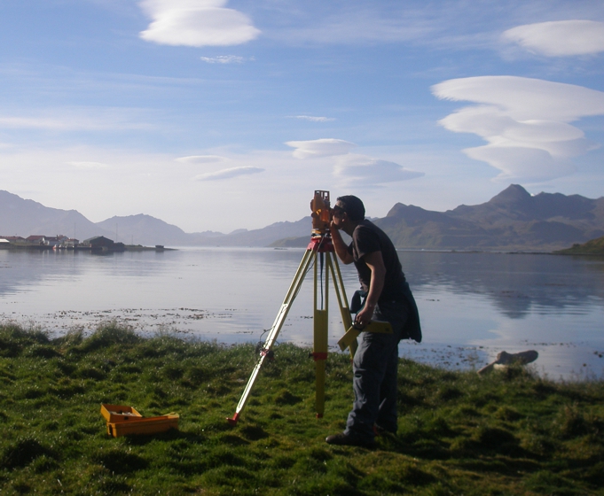 An observer takes measurements on South Georgia